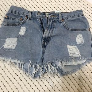 Levi High Waisted Shorts